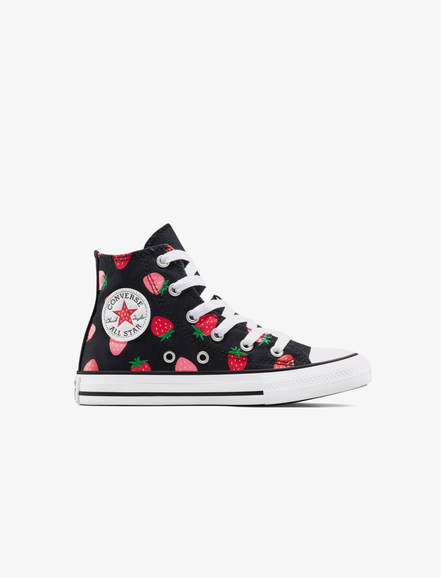 Converse Chuck Taylor All Star Strawberries Çocuk Siyah Sneaker Converse Chuck Taylor All Star Strawberries Çocuk Siyah Sneaker