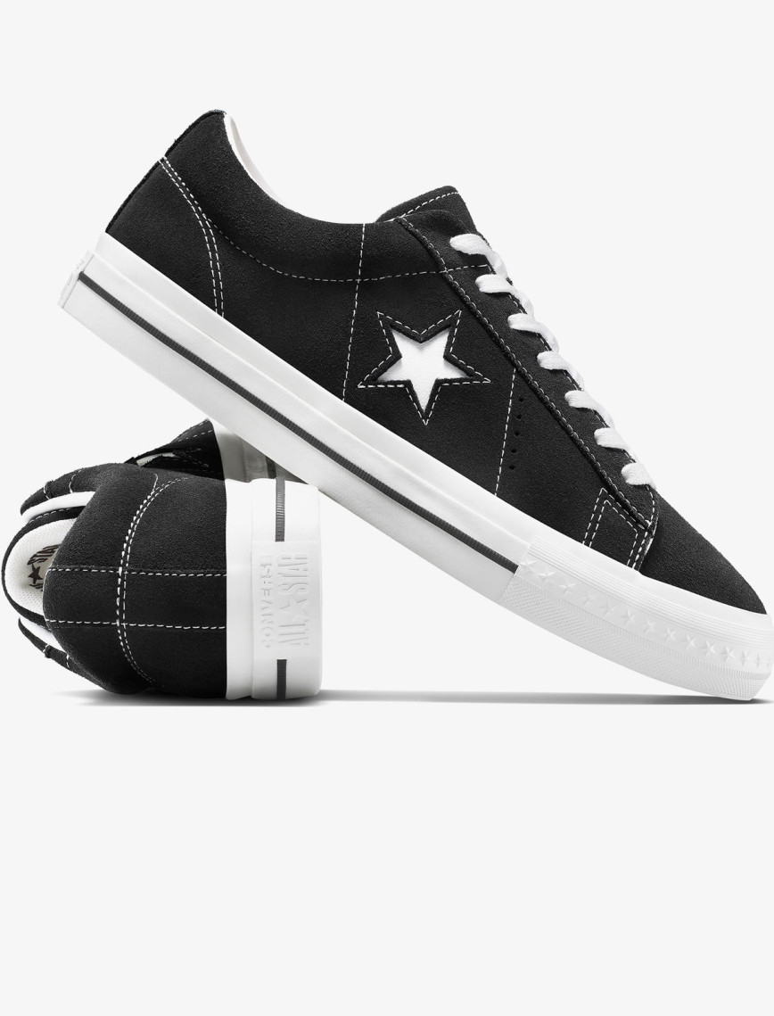 Converse One Star 95 Unisex Siyah Sneaker Converse One Star 95 Unisex Siyah Sneaker