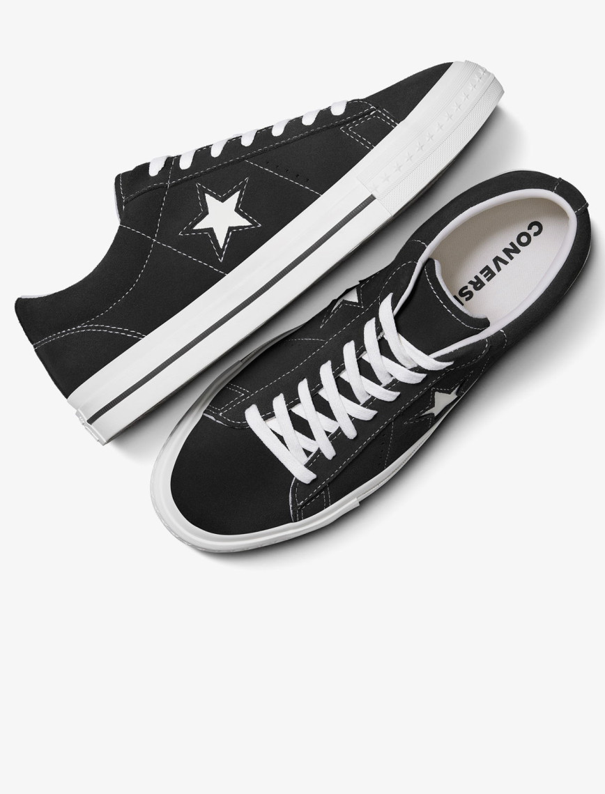 Converse One Star 95 Unisex Siyah Sneaker Converse One Star 95 Unisex Siyah Sneaker