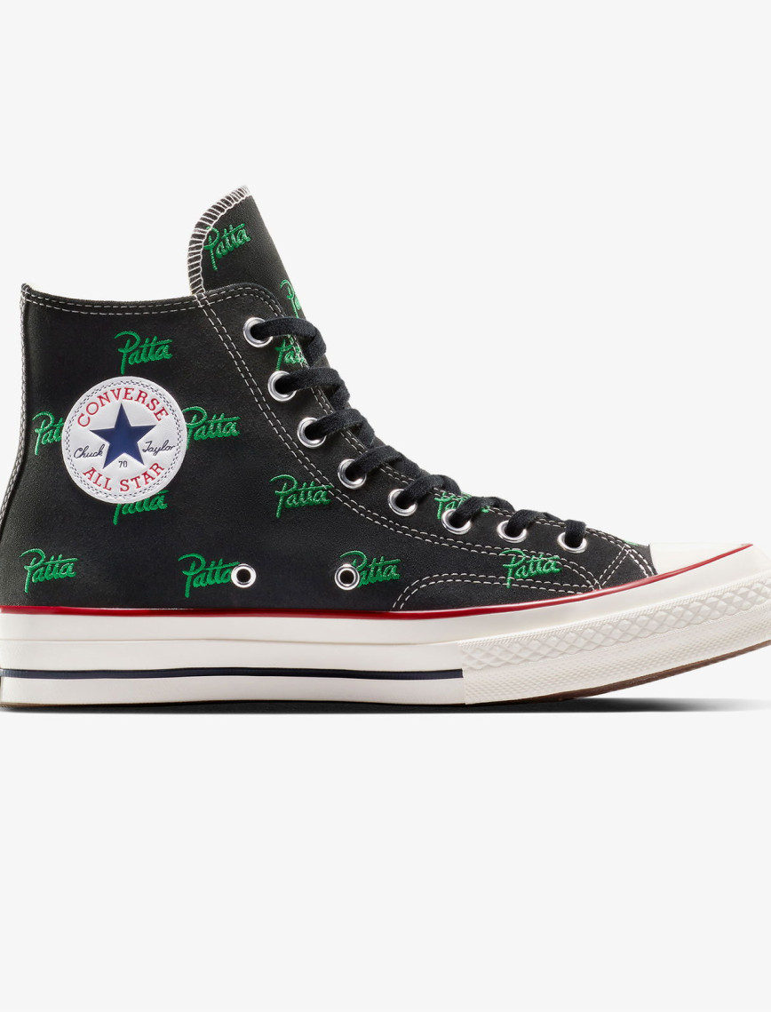 Converse X Patta Chuck 70 Unisex Siyah Bilekli Sneaker Converse X Patta Chuck 70 Unisex Siyah Bilekli Sneaker