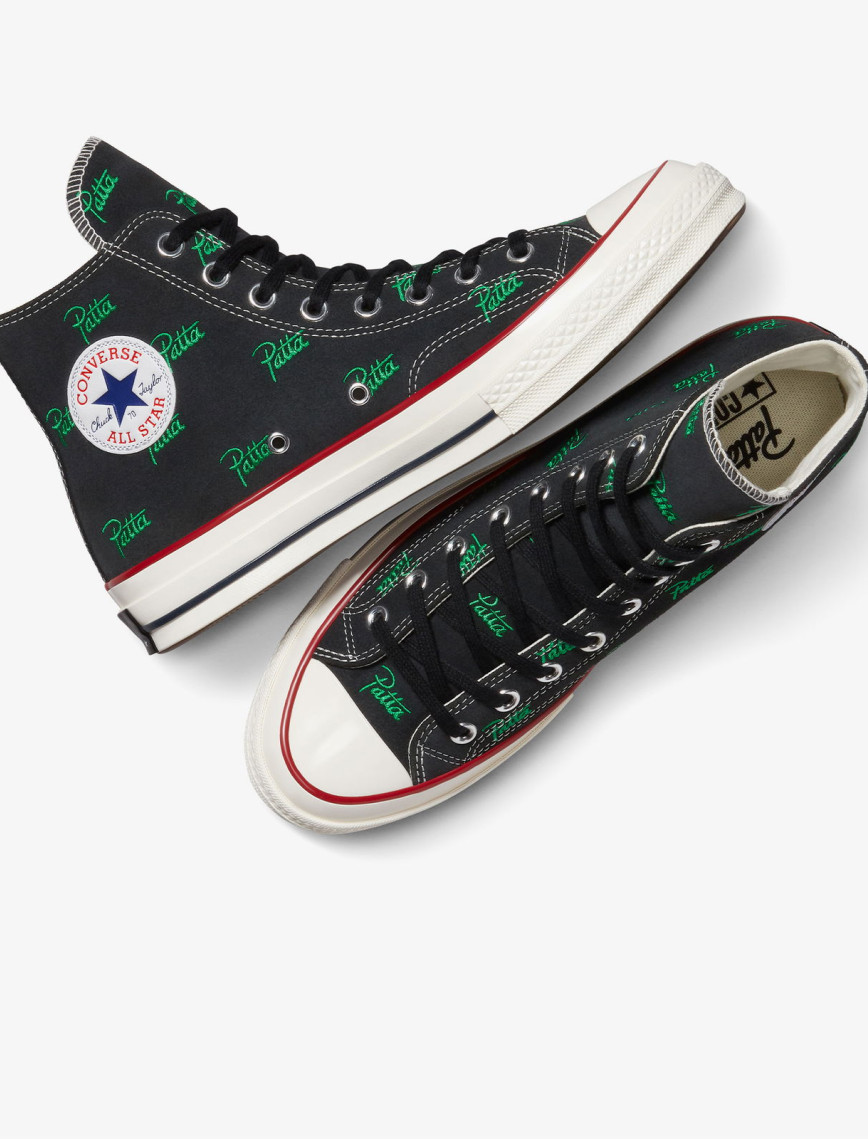 Converse X Patta Chuck 70 Unisex Siyah Bilekli Sneaker Converse X Patta Chuck 70 Unisex Siyah Bilekli Sneaker