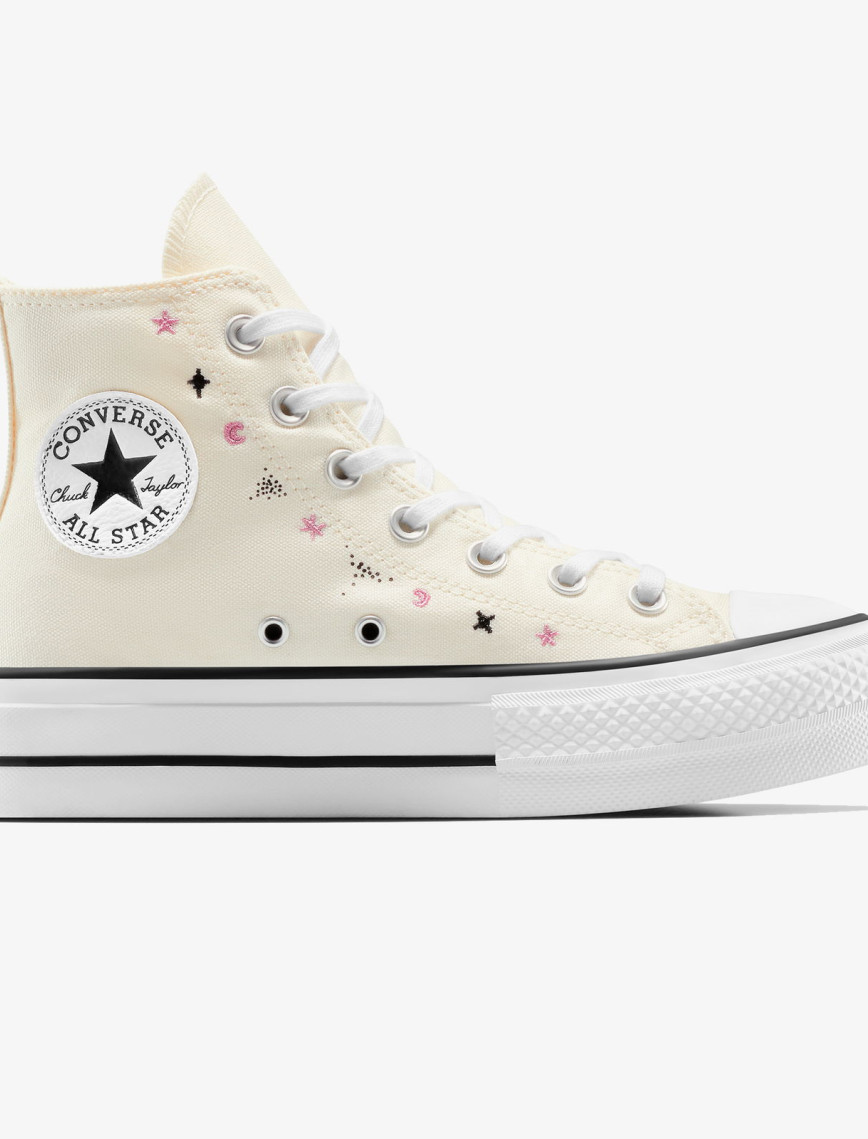 Converse Chuck Taylor All Star Lift Platform Celestial Kadın Krem Sneaker Converse Chuck Taylor All Star Lift Platform Celestial Kadın Krem Sneaker
