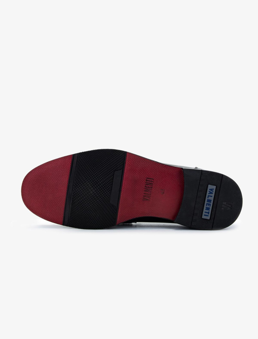 Valmenti Erkek Hakiki Deri Bordo Klasik Ayakkabı
