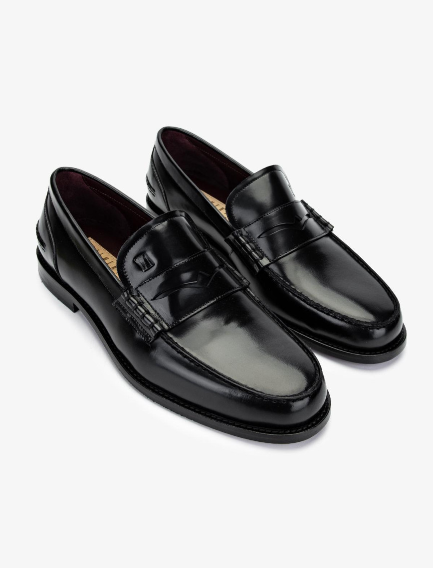 Valmenti Erkek Hakiki Deri Siyah Açma Klasik Ayakkabı