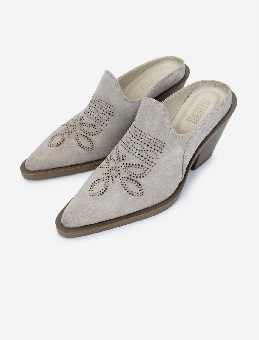 Valmenti Kadın Hakiki Deri Topuklu Terlik Valmenti Kadın Hakiki Deri Topuklu Terlik