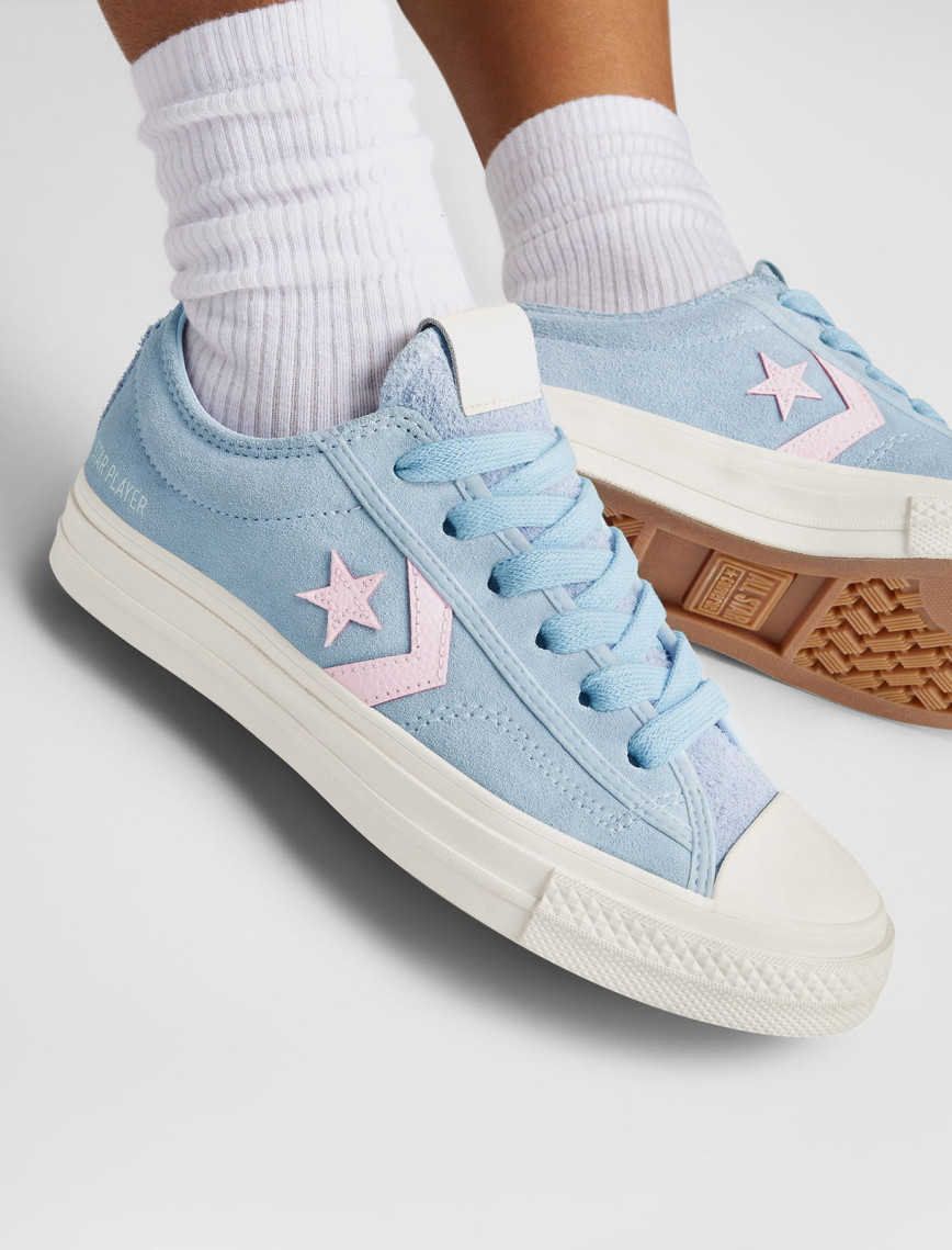 Converse Star Player 76 Colorful Suede Unisex Mavi Sneaker Converse Star Player 76 Colorful Suede Unisex Mavi Sneaker