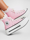 Converse Chuck Taylor All Star Lift Double Stack Unisex Pembe Sneaker Converse Chuck Taylor All Star Lift Double Stack Unisex Pembe Sneaker