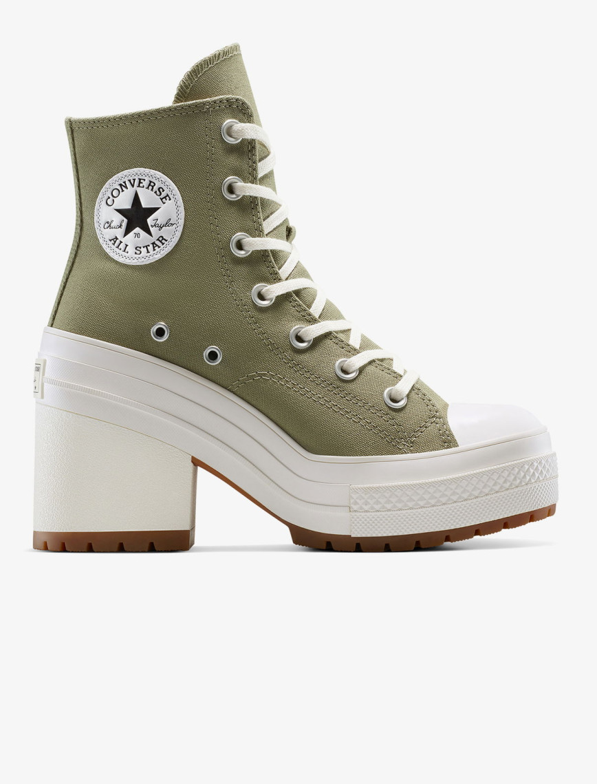 Converse Chuck 70 De Luxe Platform Kadın Haki Sneaker Converse Chuck 70 De Luxe Platform Kadın Haki Sneaker
