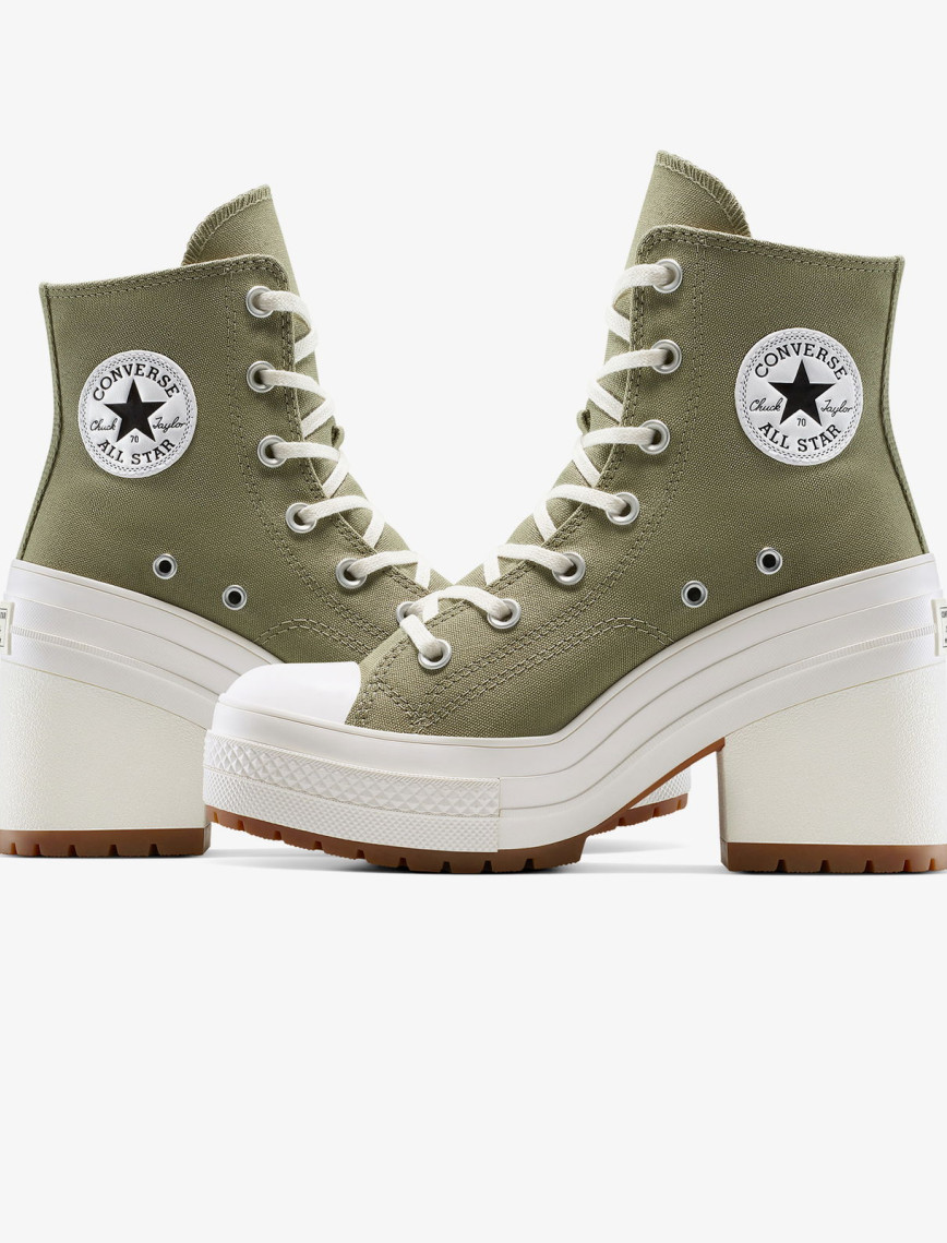 Converse Chuck 70 De Luxe Platform Kadın Haki Sneaker Converse Chuck 70 De Luxe Platform Kadın Haki Sneaker
