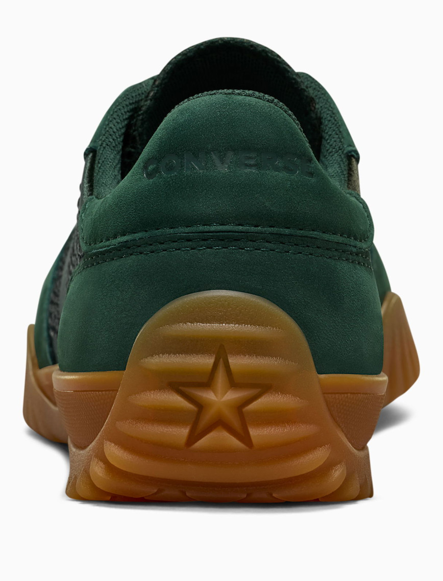 Converse x Swarovski Run Star Trainer Unisex Yeşil Deri Sneaker Converse x Swarovski Run Star Trainer Unisex Yeşil Deri Sneaker