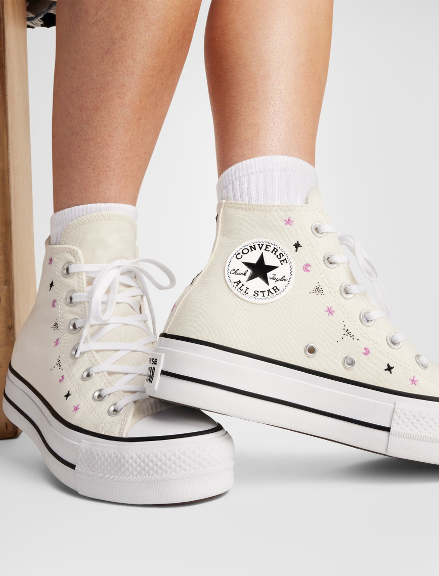 Converse Chuck Taylor All Star Lift Platform Celestial Kadın Krem Sneaker Converse Chuck Taylor All Star Lift Platform Celestial Kadın Krem Sneaker