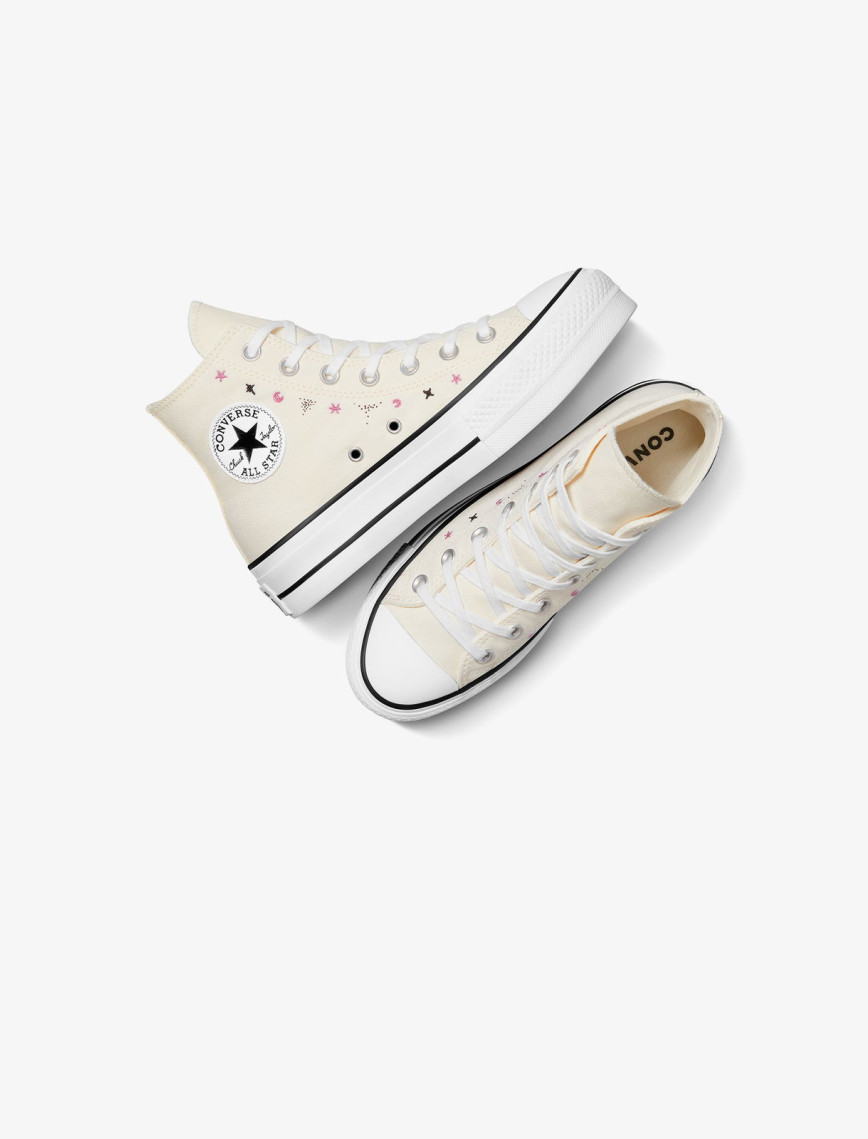 Converse Chuck Taylor All Star Lift Platform Celestial Kadın Krem Sneaker Converse Chuck Taylor All Star Lift Platform Celestial Kadın Krem Sneaker