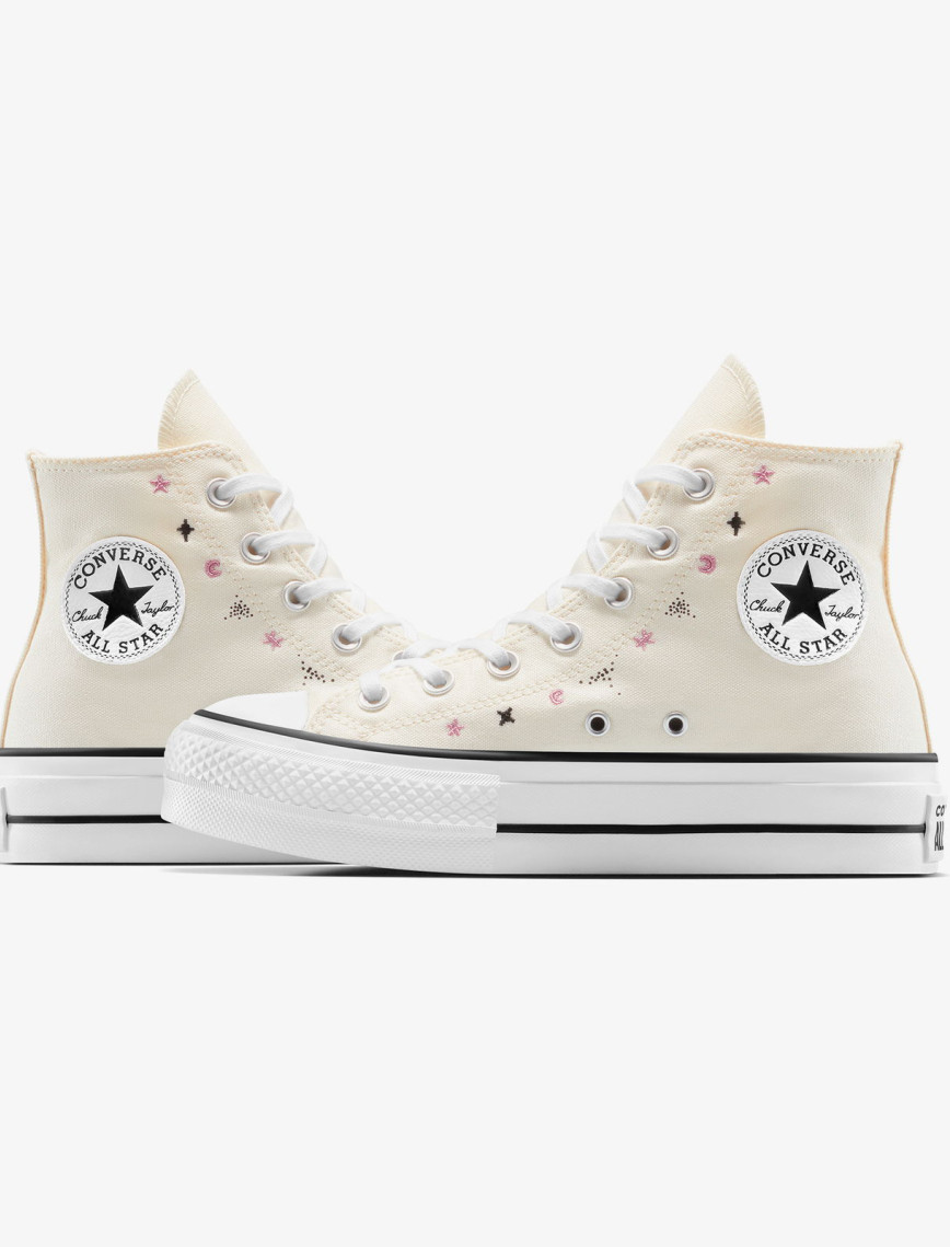 Converse Chuck Taylor All Star Lift Platform Celestial Kadın Krem Sneaker Converse Chuck Taylor All Star Lift Platform Celestial Kadın Krem Sneaker
