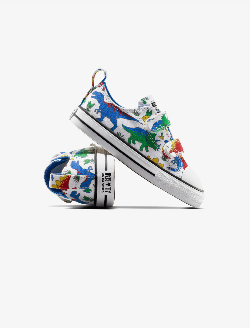 Converse Chuck Taylor All Star Dino Party Easy On Çocuk Beyaz Sneaker