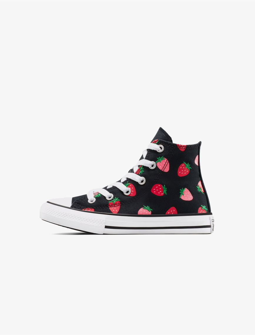 Converse Chuck Taylor All Star Strawberries Çocuk Siyah Sneaker Converse Chuck Taylor All Star Strawberries Çocuk Siyah Sneaker