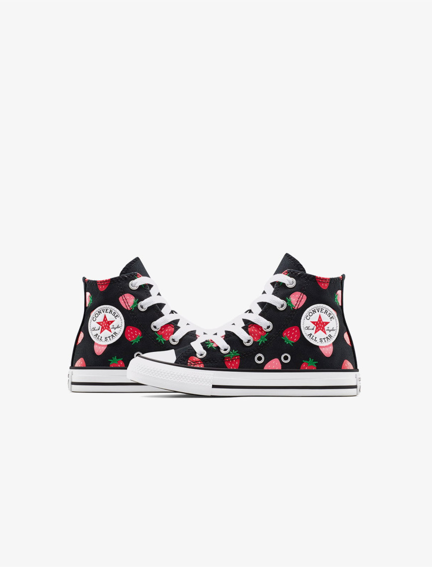 Converse Chuck Taylor All Star Strawberries Çocuk Siyah Sneaker Converse Chuck Taylor All Star Strawberries Çocuk Siyah Sneaker