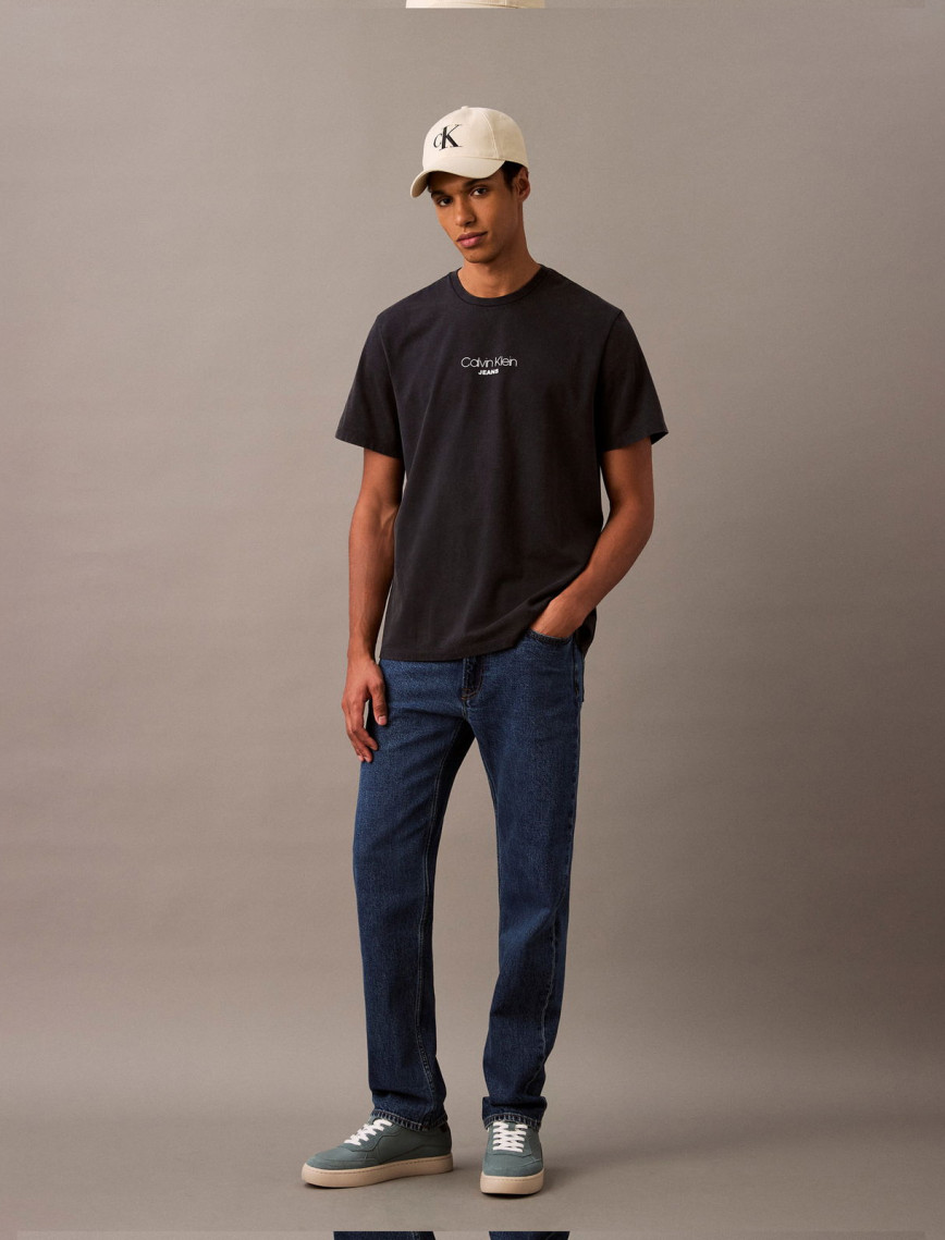 Calvin Klein Erkek Mavi T-Shirt Calvin Klein Erkek Mavi T-Shirt