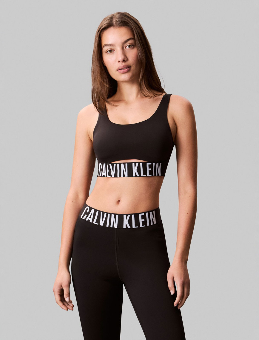 Calvin Klein İntense Power Medium Mesh Kadın Siyah Bra