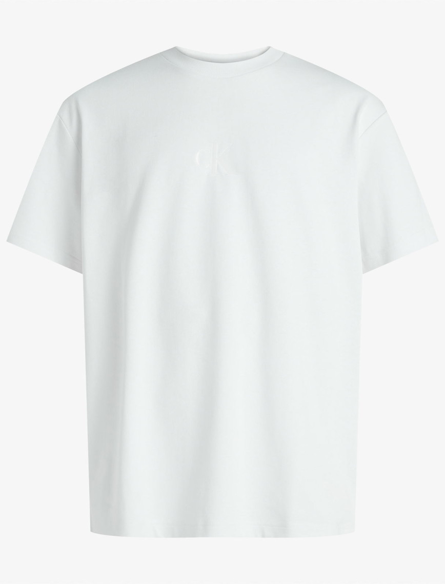Calvin Klein Monologo Erkek Beyaz T-Shirt Calvin Klein Monologo Erkek Beyaz T-Shirt