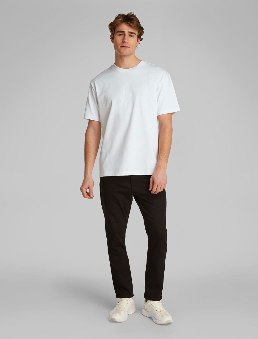 Calvin Klein Monologo Erkek Beyaz T-Shirt Calvin Klein Monologo Erkek Beyaz T-Shirt