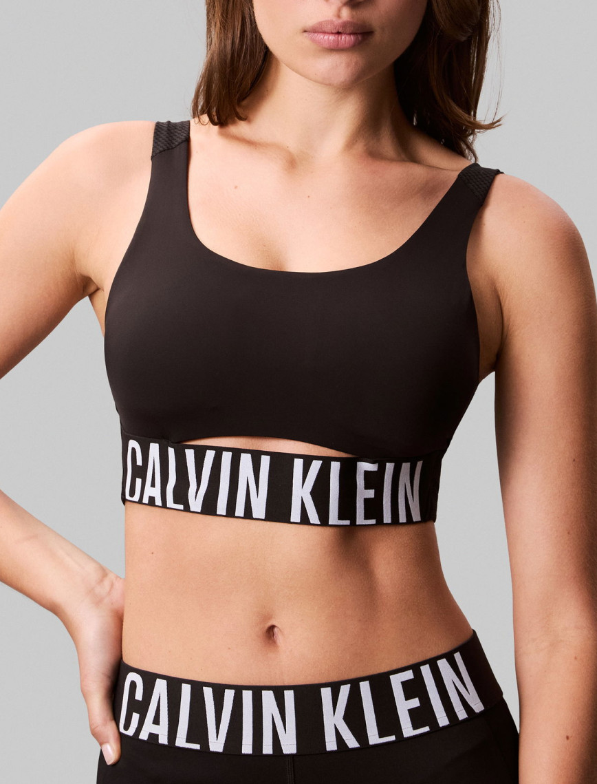 Calvin Klein İntense Power Medium Mesh Kadın Siyah Bra
