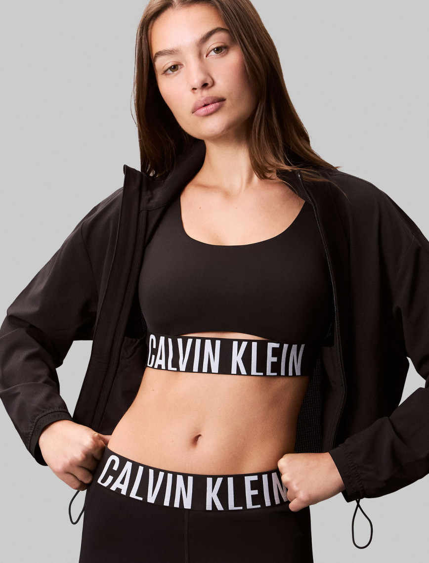 Calvin Klein İntense Power Medium Mesh Kadın Siyah Bra