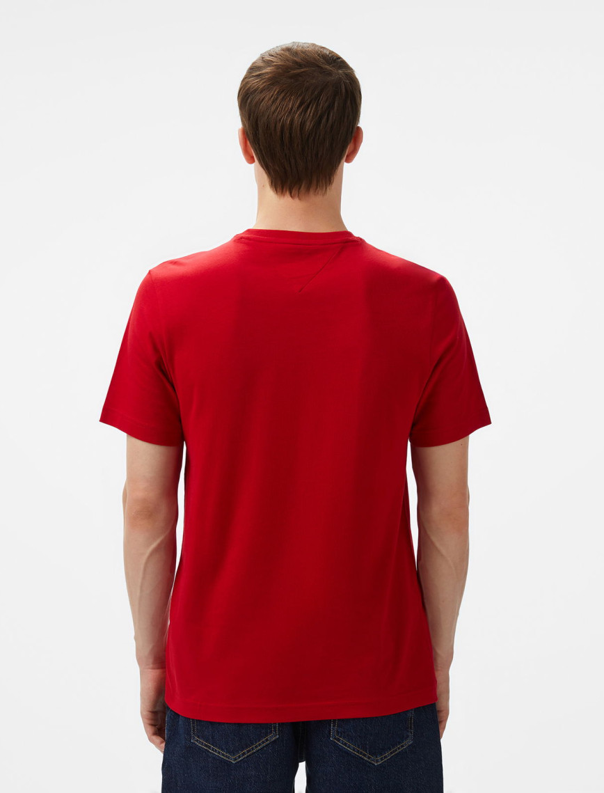 Tommy Hilfiger Erkek Kırmızı T-Shirt Tommy Hilfiger Erkek Kırmızı T-Shirt