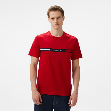 Tommy Hilfiger Erkek Kırmızı T-Shirt Tommy Hilfiger Erkek Kırmızı T-Shirt