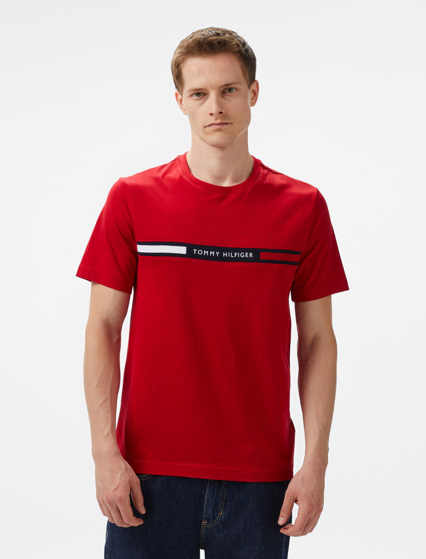 Tommy Hilfiger Chest Insert Erkek Siyah T-Shirt Tommy Hilfiger Chest Insert Erkek Siyah T-Shirt