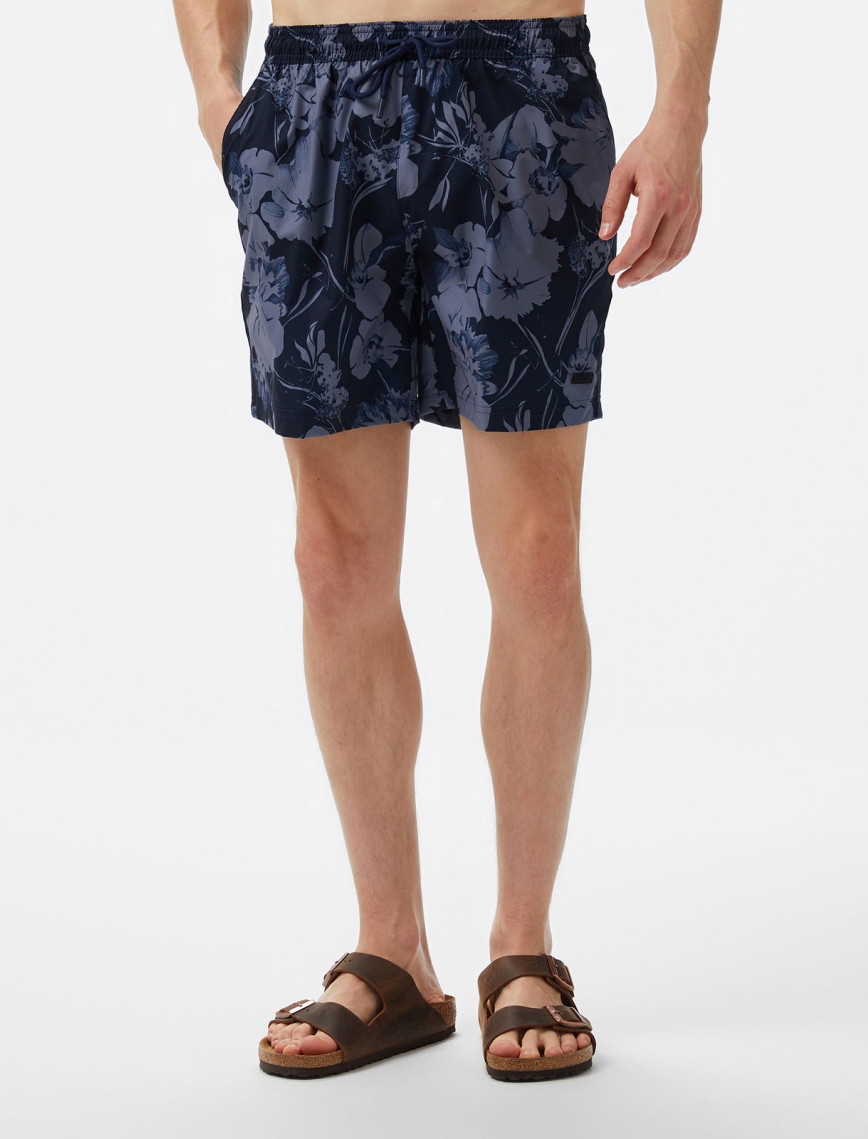 Boss Alain Erkek Lacivert Mayo Şort Boss Alain Erkek Lacivert Mayo Şort