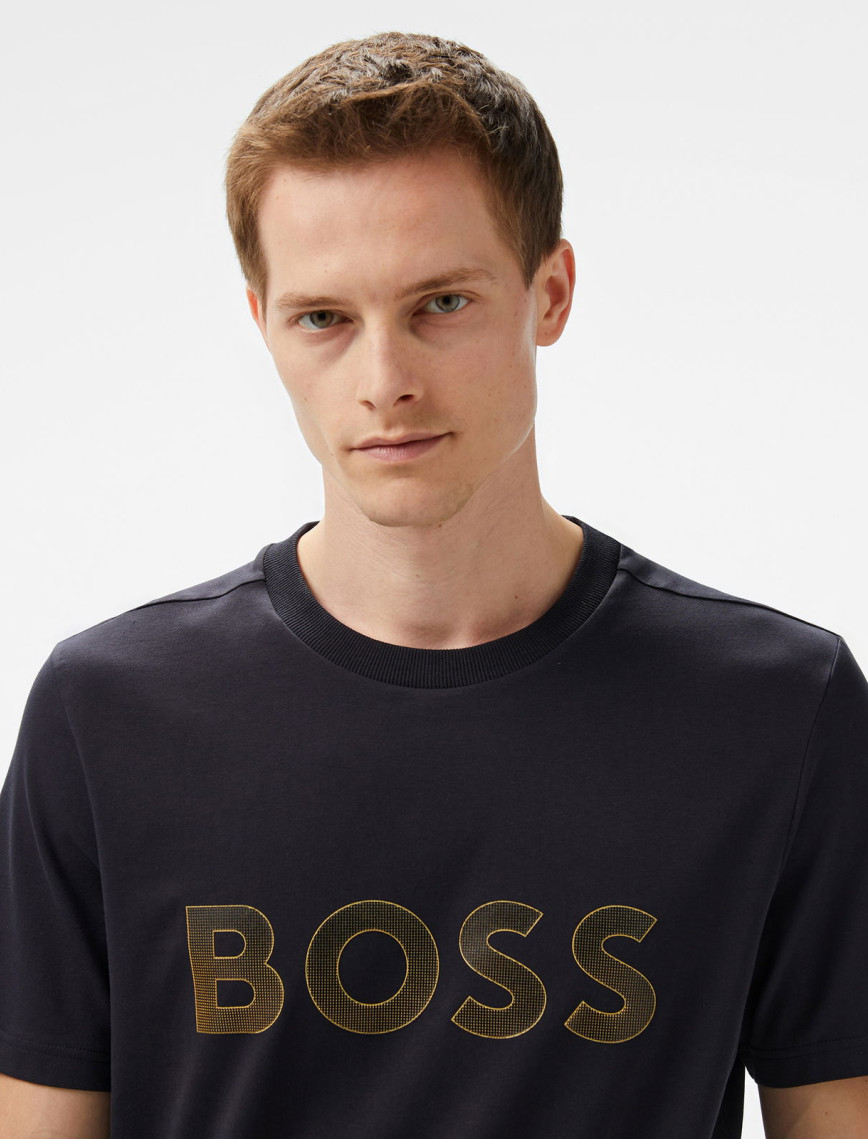 Boss Tl Logo Erkek Lacivert T-Shirt Boss Tl Logo Erkek Lacivert T-Shirt