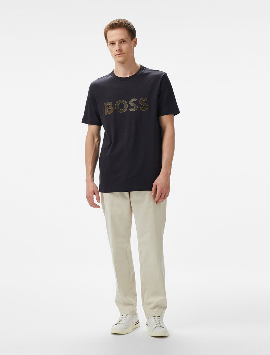 Boss Tl Logo Erkek Lacivert T-Shirt Boss Tl Logo Erkek Lacivert T-Shirt