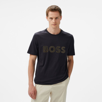 Boss Tl Logo Erkek Lacivert T-Shirt Boss Tl Logo Erkek Lacivert T-Shirt