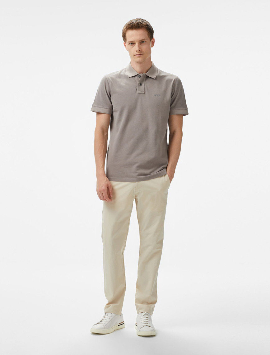 Boss Prime Erkek Gri Polo Boss Prime Erkek Gri Polo