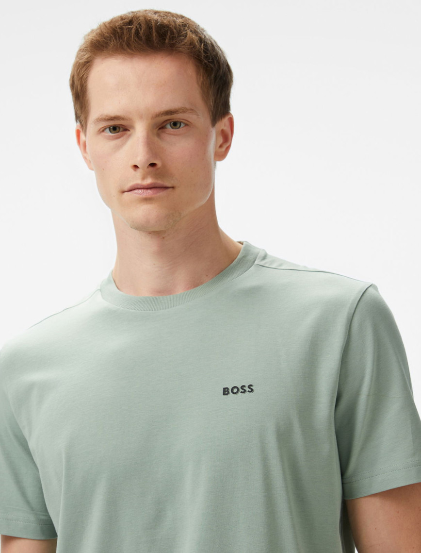 Boss Tee Erkek Yeşil T-Shirt Boss Tee Erkek Yeşil T-Shirt