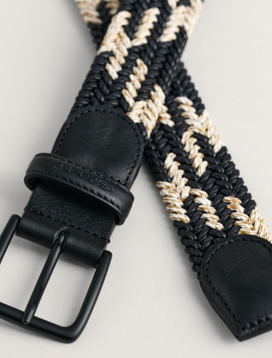 GANT Erkek Siyah Desenli Kemer GANT Erkek Siyah Desenli Kemer