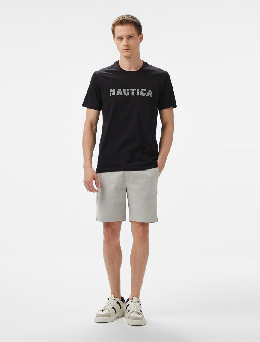 Nautica Erkek Siyah Regular Fit Baskılı T-Shirt Nautica Erkek Siyah Regular Fit Baskılı T-Shirt