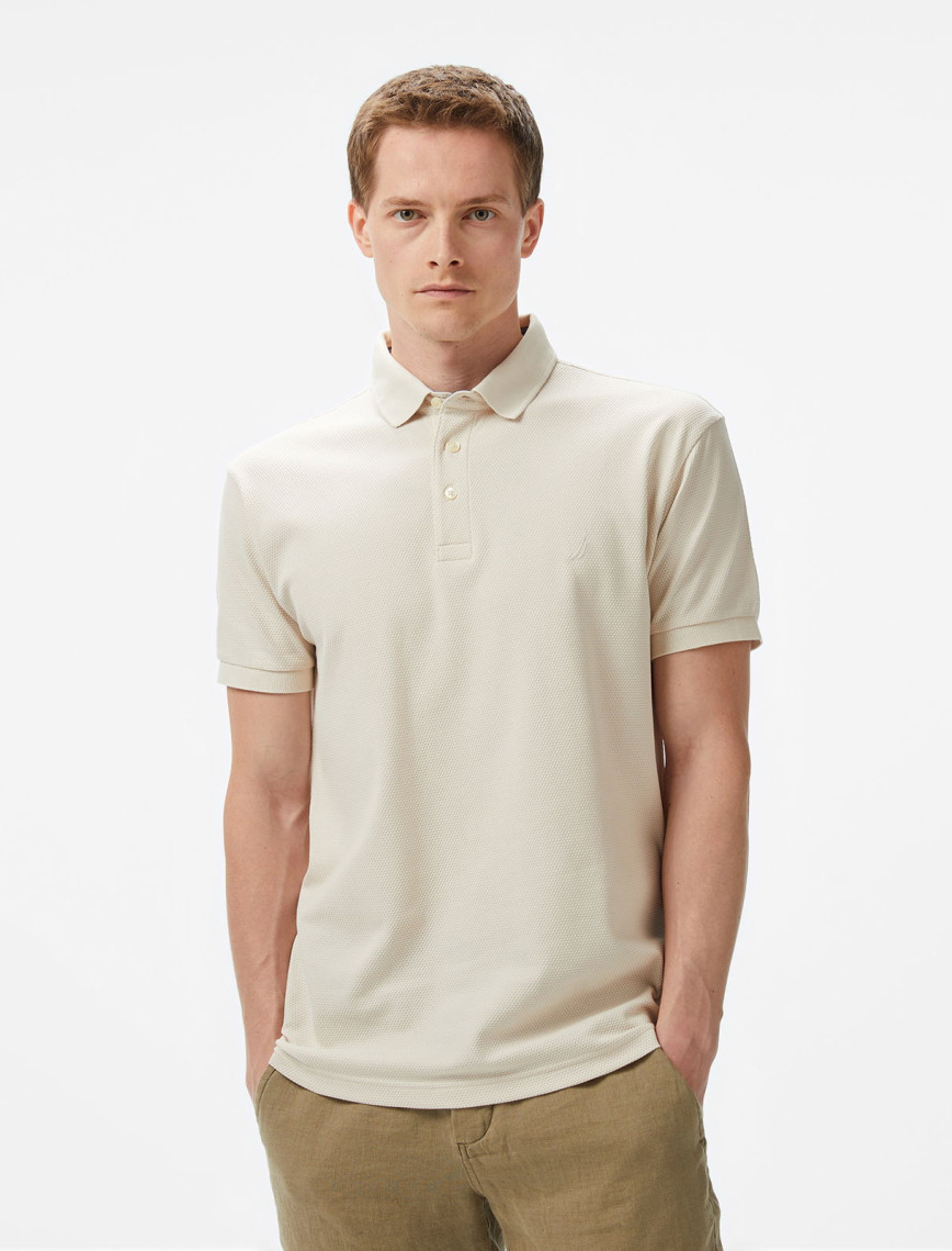 Nautica Erkek Beyaz Classic Fit Polo Nautica Erkek Beyaz Classic Fit Polo