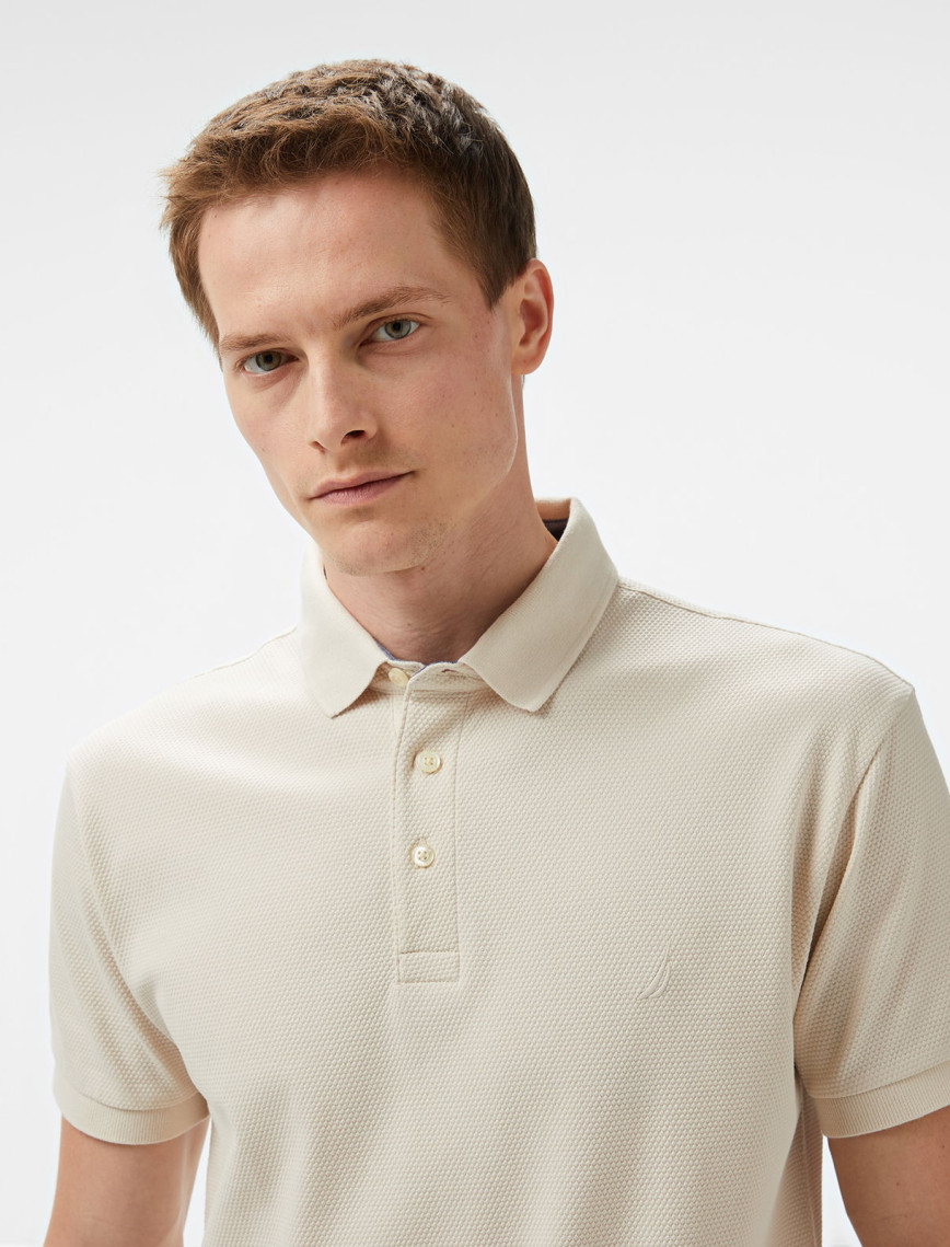 Nautica Erkek Bej Classic Fit Polo Nautica Erkek Bej Classic Fit Polo