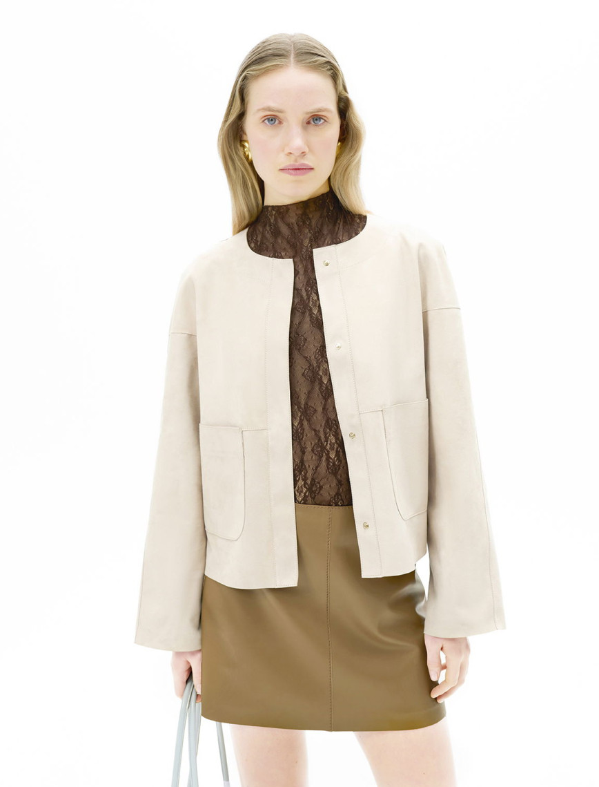 Limited Edition Kadın Kahve Kısa Deri Etek Limited Edition Kadın Kahve Kısa Deri Etek