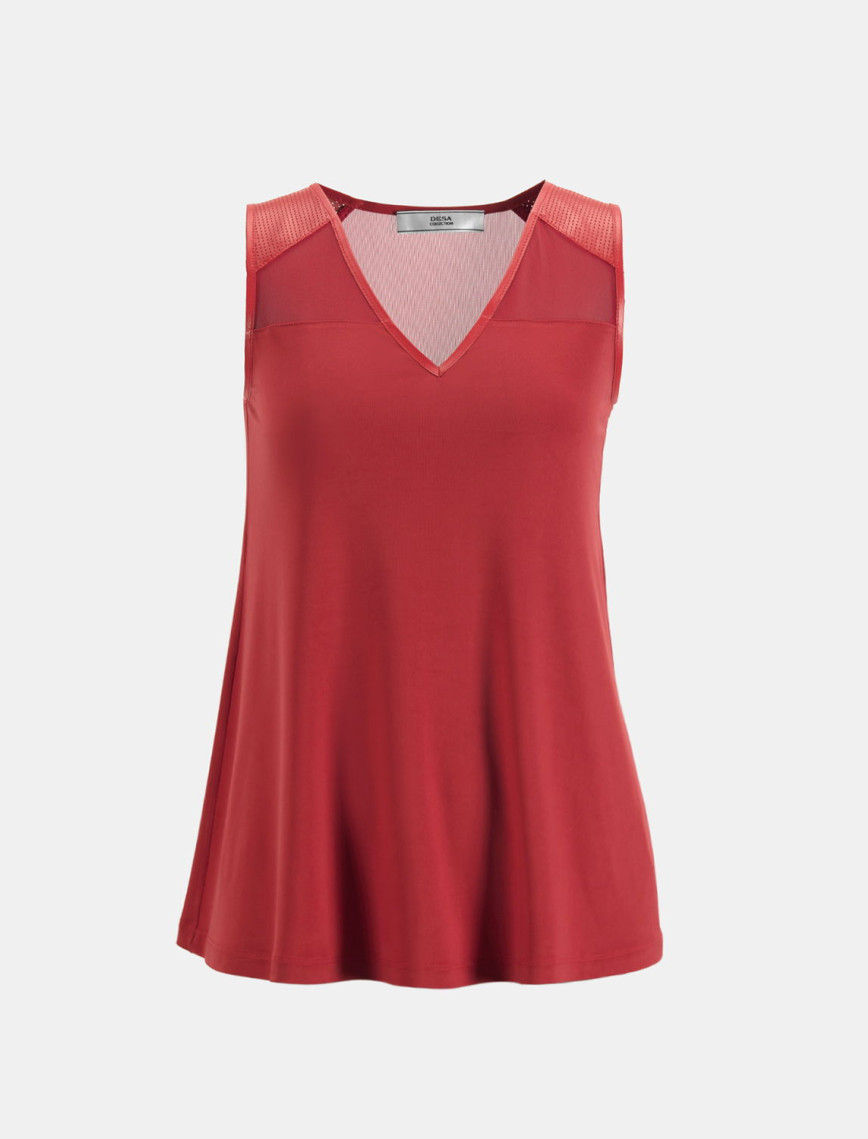 Kadın Beyaz Deri Detaylı Perforeli Bluz