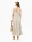 Limited Edition Kadın Pudra Uzun Süet Etek Limited Edition Kadın Pudra Uzun Süet Etek