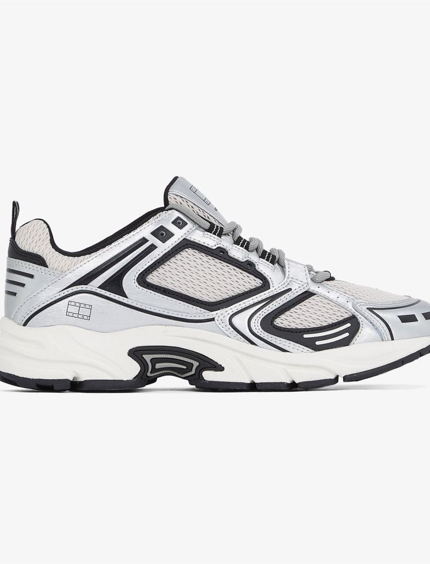 Tommy Hilfiger Archive'97 Metallic Erkek Siyah Sneaker Tommy Hilfiger Archive'97 Metallic Erkek Siyah Sneaker