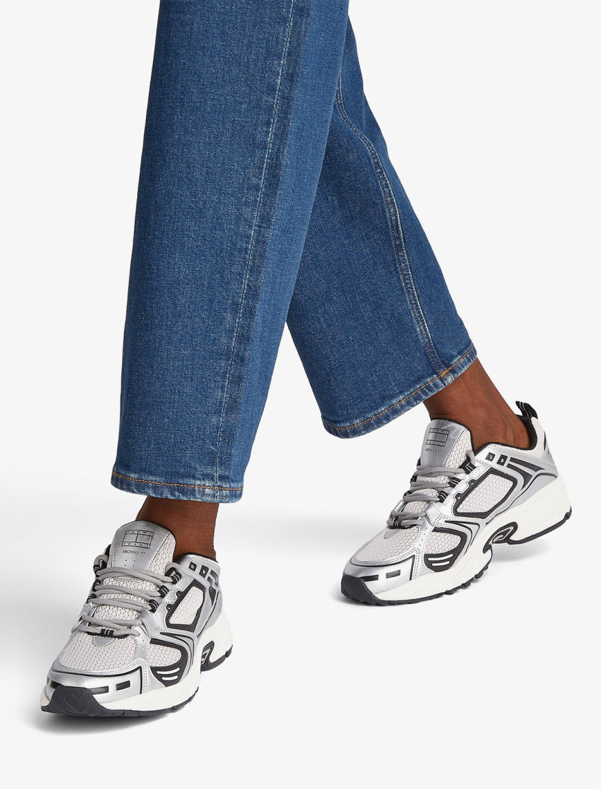 Tommy Hilfiger Archive'97 Metallic Erkek Siyah Sneaker Tommy Hilfiger Archive'97 Metallic Erkek Siyah Sneaker
