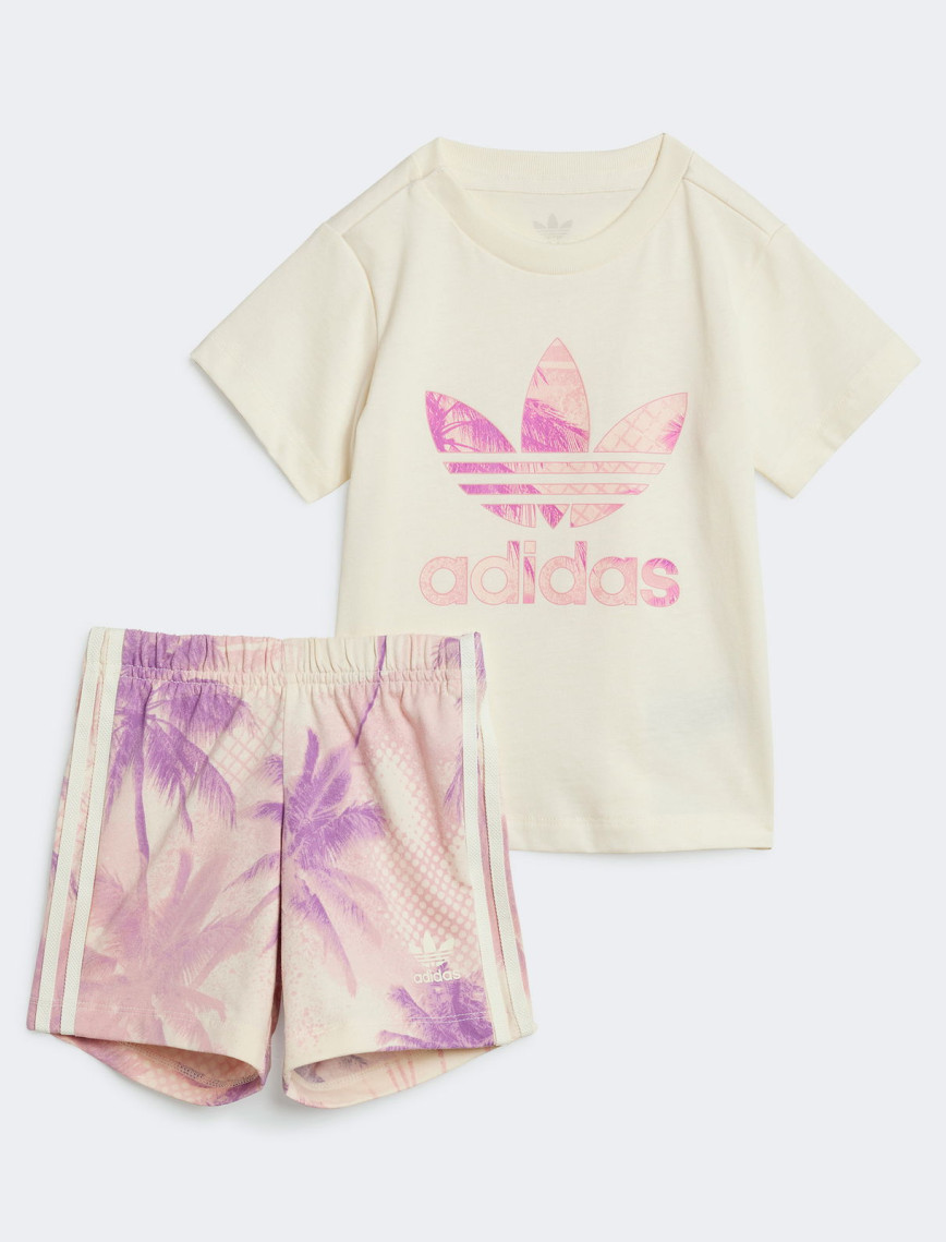 adidas Originals Çocuk Krem Şort Takım adidas Originals Çocuk Krem Şort Takım