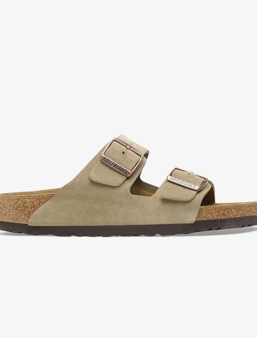 Birkenstock Arizona VL Süet Unisex Kahverengi Terlik Birkenstock Arizona VL Süet Unisex Kahverengi Terlik