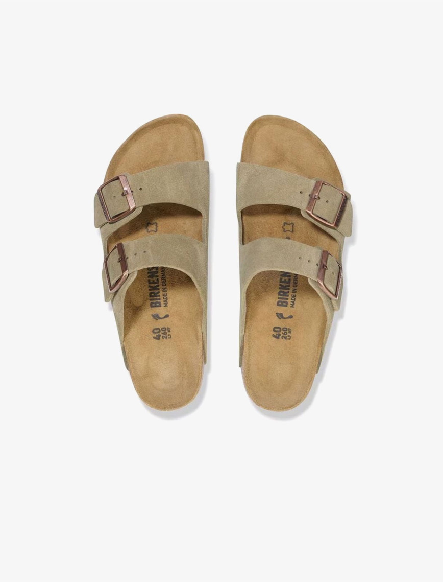 Birkenstock Arizona VL Süet Unisex Kahverengi Terlik Birkenstock Arizona VL Süet Unisex Kahverengi Terlik