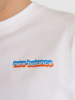 New Balance Erkek Beyaz T-Shirt New Balance Erkek Beyaz T-Shirt