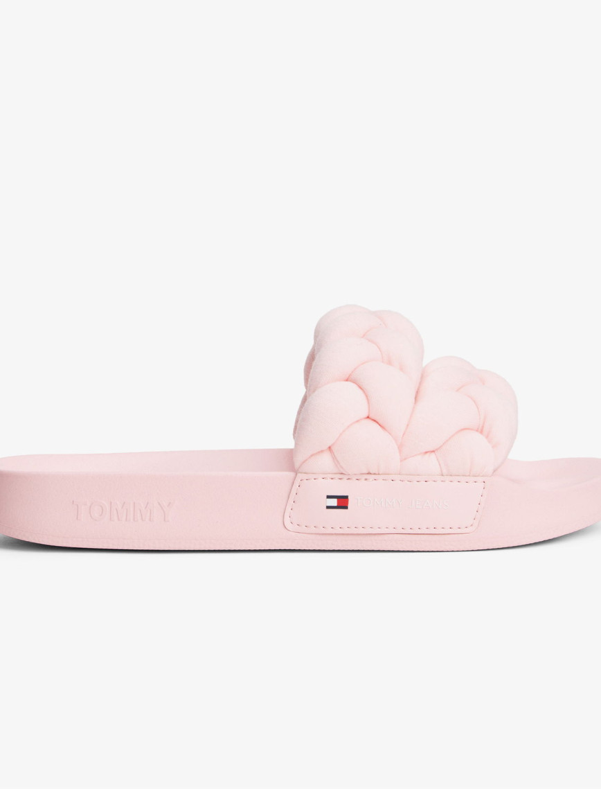 Tommy Hilfiger Braided Strap Kadın Siyah Terlik