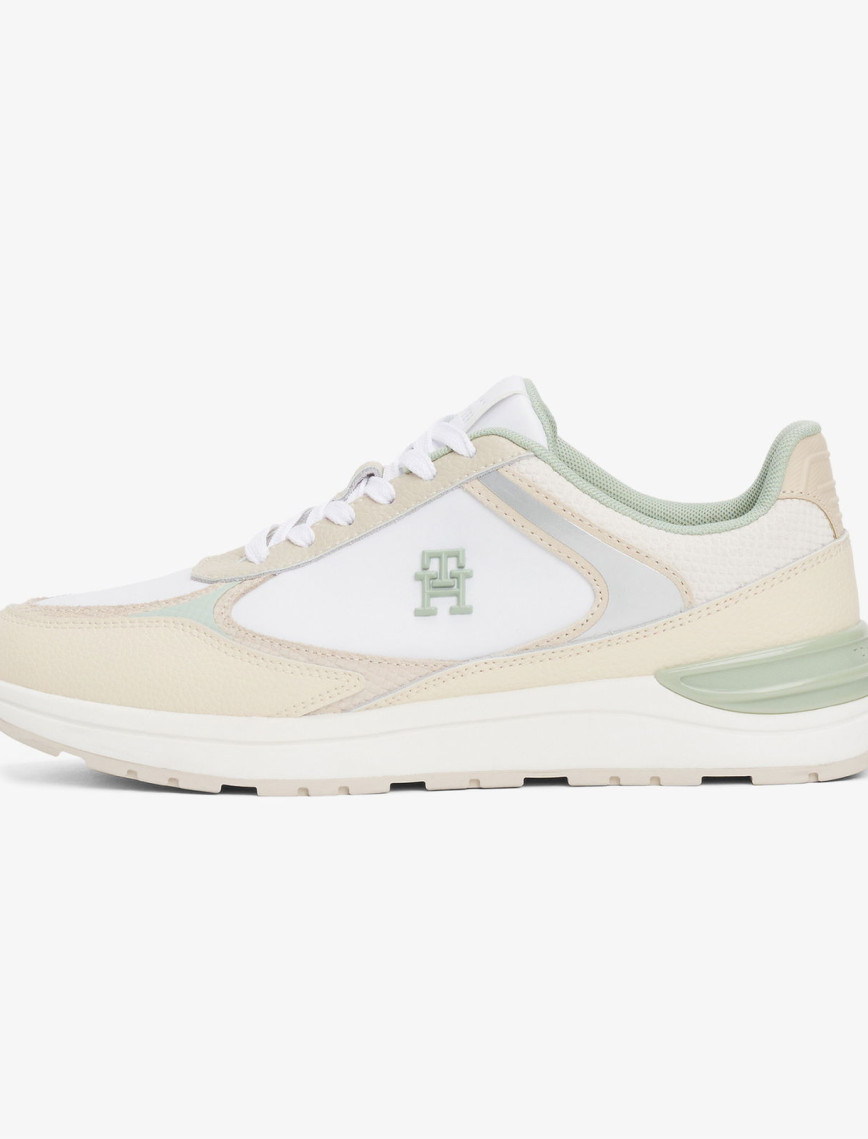 Tommy Hilfiger Leather Kadın Krem Sneaker Tommy Hilfiger Leather Kadın Krem Sneaker